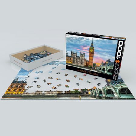 פאזל 1000 חלקים איכותי מבית EUROGRAPHICS דגם 6000-0764 London Big Ben
