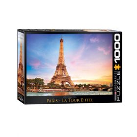 פאזל 1000 חלקים איכותי מבית EUROGRAPHICS דגם 6000-0765 Paris La Tour Eiffel