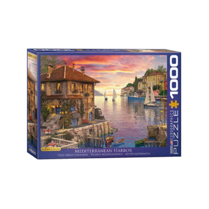 פאזל 1000 חלקים איכותי מבית EUROGRAPHICS דגם 6000-0962 Mediterranean Harbor