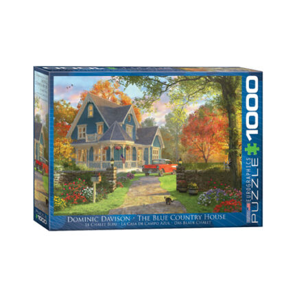 פאזל 1000 חלקים איכותי מבית EUROGRAPHICS דגם 6000-0978 The Blue Country House