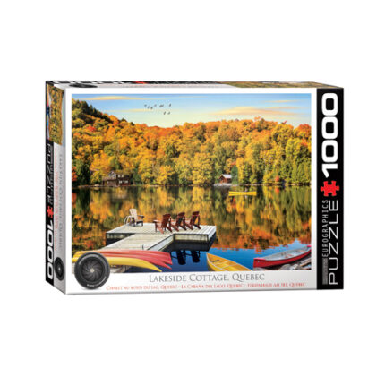 פאזל 1000 חלקים איכותי מבית EUROGRAPHICS דגם 6000-5427 Quebec City -Chateau Frontenac
