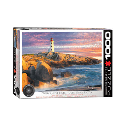 פאזל 1000 חלקים איכותי מבית EUROGRAPHICS דגם 6000-5437 Peggy Cove Lighthouse N.Scotia