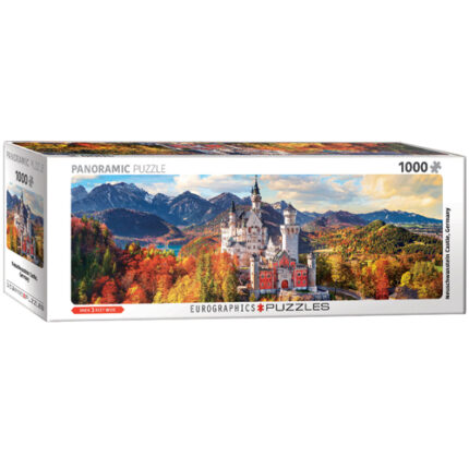 פאזל 1000 חלקים איכותי מבית EUROGRAPHICS דגם 6010-5444 Neuschwanstein in Fall - Pano