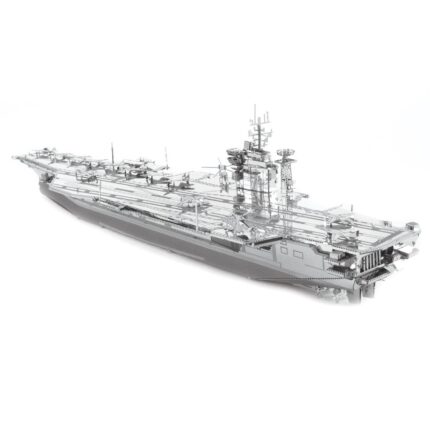 דגם הרכבה אייקון - US רוזוולט PREMIUM SERIES USS THEODORE ROOSEVELT CVN-71 אריזת הדגם, חברת Metal Earth