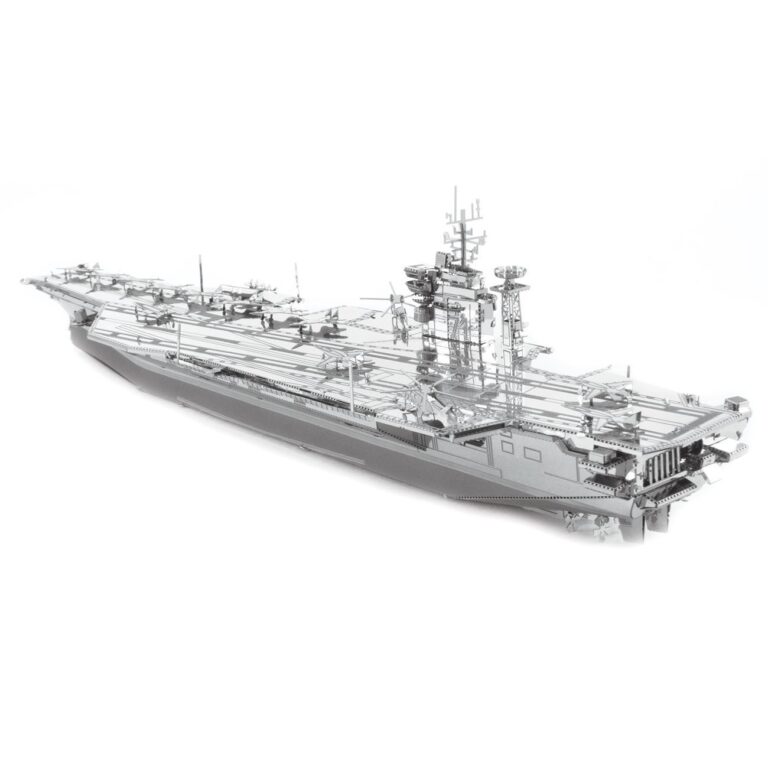 דגם הרכבה אייקון - US רוזוולט PREMIUM SERIES USS THEODORE ROOSEVELT CVN-71 אריזת הדגם, חברת Metal Earth