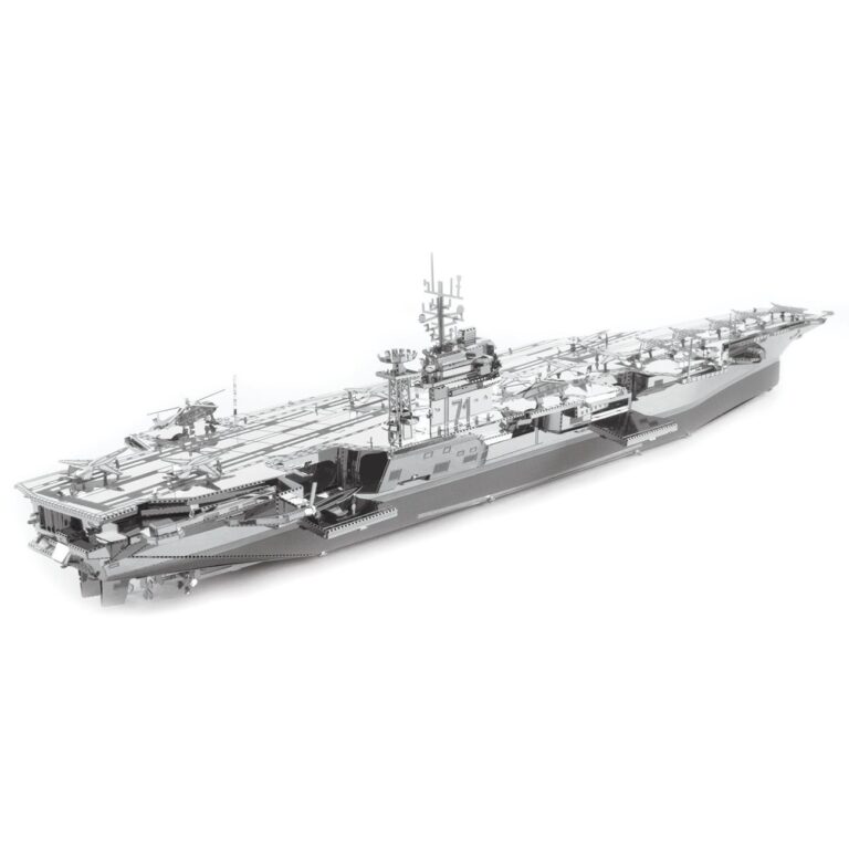 דגם הרכבה אייקון - US רוזוולט PREMIUM SERIES USS THEODORE ROOSEVELT CVN-71 הדגם הבנוי, חברת Metal Earth