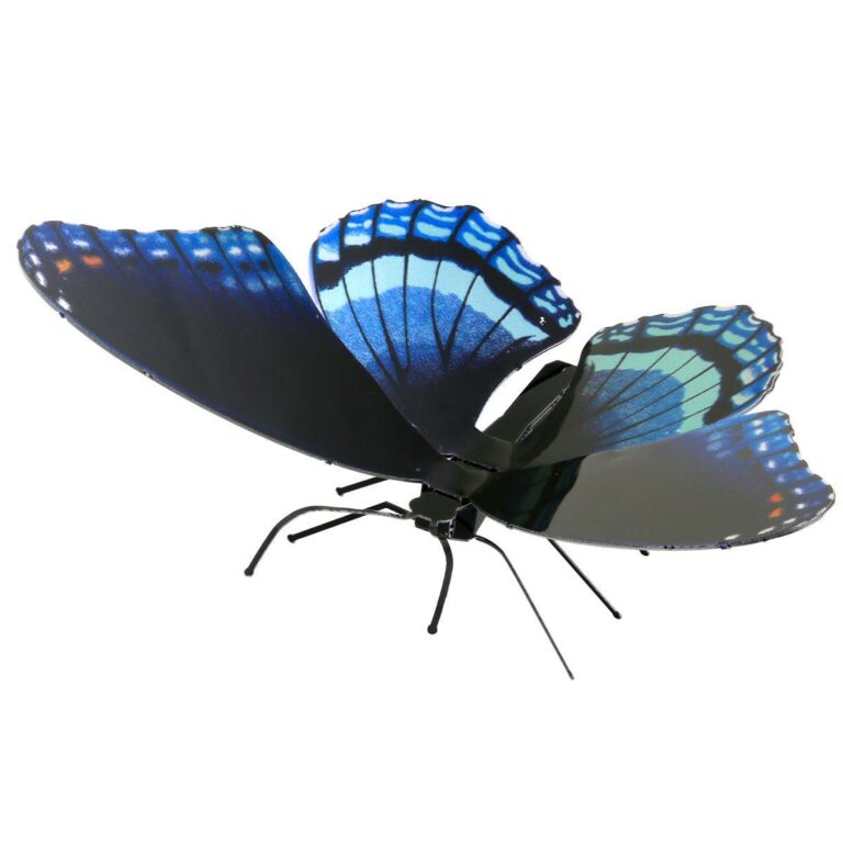 דגם הרכבה פרפר נקודה אדומה RED SPOTTED PURPLE אריזת הדגם, חברת Metal Earth