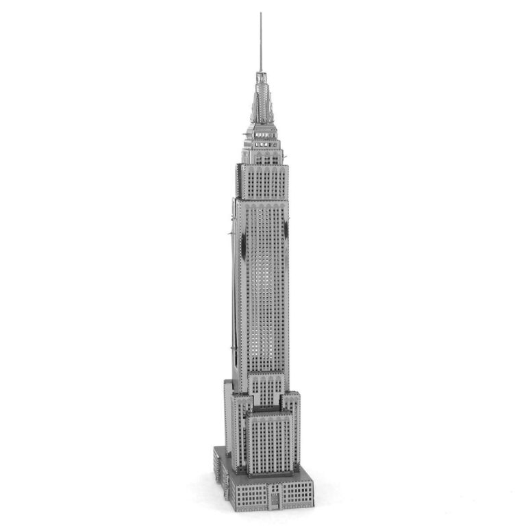 דגם הרכבה אייקון - אמפייר סטייט PREMIUM SERIES EMPIRE STATE BUILDING הדגם הבנוי, חברת Metal Earth