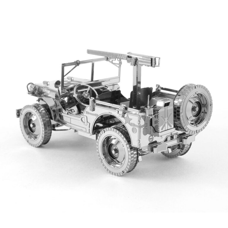 דגם הרכבה אייקון - גיפ' ווילי WILLYS MB JEEP הדגם הבנוי, חברת Metal Earth
