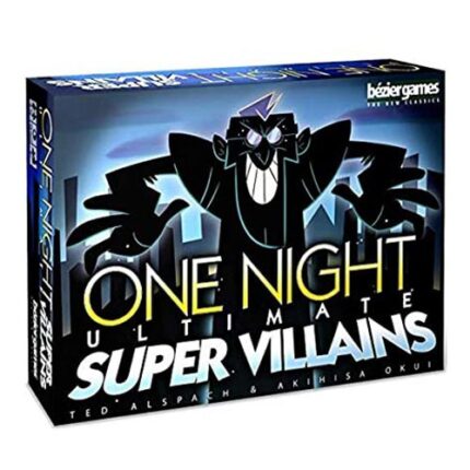 משחק ONE NIGHT ULTIMATE SUPER VILLANIS אריזת המשחק, חברת הקוביה משחקים