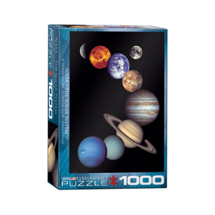 פאזל 1000 חלקים - נאס"א מערכת השמש אריזת הפאזל, חברת EUROGRAPHICS