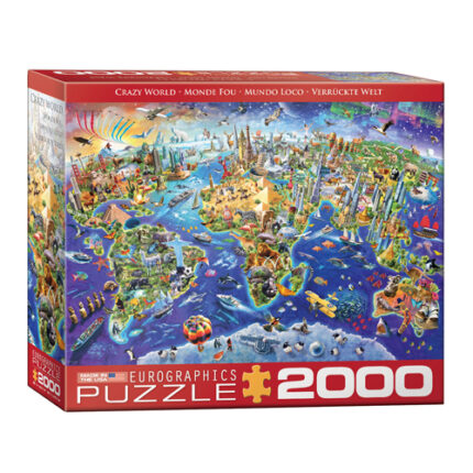 פאזל 2000 חלקים – עולם משוגע
