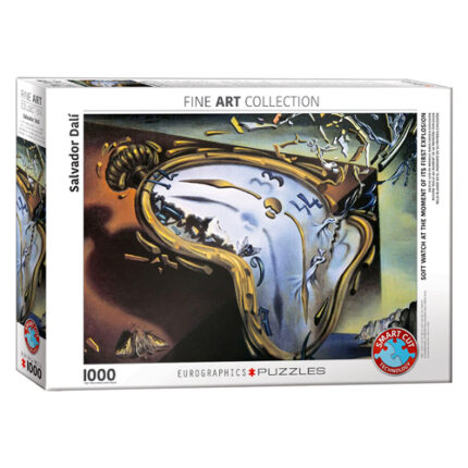 eurographics פאזל 1000 חלקים - שעון רך ברגע הפיצוץ הראשון - סלבדור דאלי