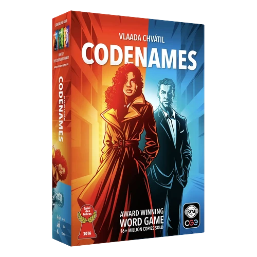 משחק CODE NAMES אריזת המשחק, חברת הקוביה משחקים