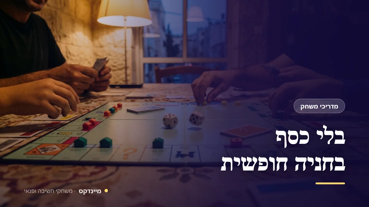 בלי כסף בחניה חופשית — מדריכי משחק
